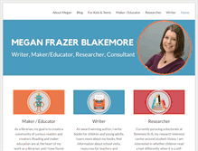 Tablet Screenshot of meganfrazer.com